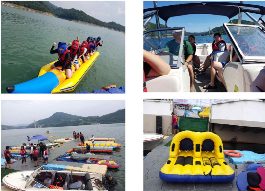 수상레포츠 체험교실 프로그램.<한국자동차튜너협회 제공>